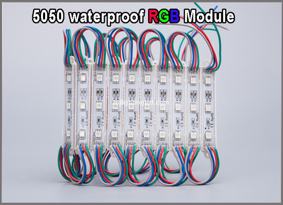 3x5050 RGB LED Modul Licht 75*12 Farbwechselmodule für Werbetafeln fournisseur