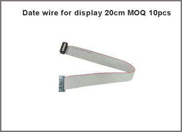 China Naben-Kabel-reines kupfernes Datenkabel 50pcs/lot 20cm langes Flachdraht-16Pin für LED-Anzeige usine