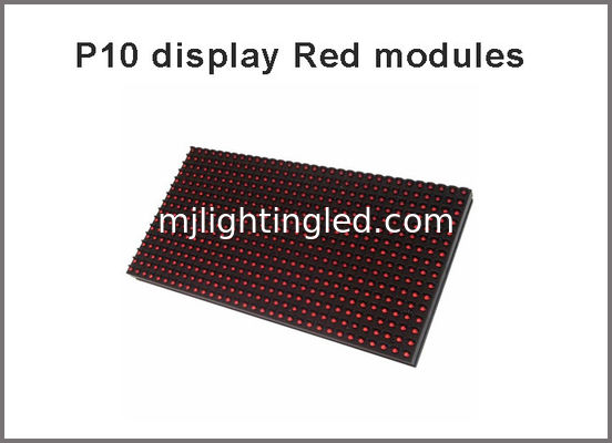 P10 Outdoor LED Display Rotes Modul 320*160mm Größe für einfarbiges rotes P10 LED-Nachrichtendisplay LED-Schild