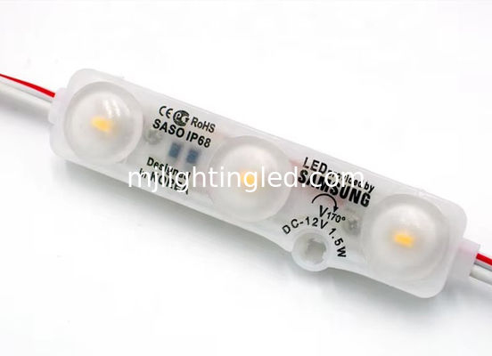 5730 3 LED-Modullicht 1,5 Watt Injektion 6818 LED-Modullicht 12 V mit Linse