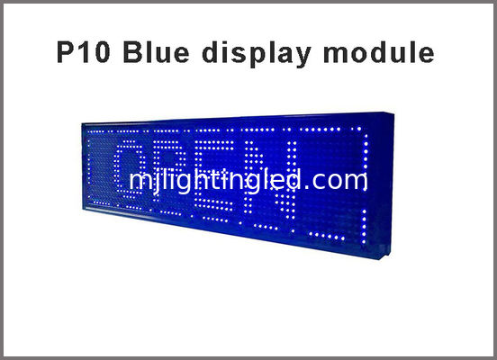 Modul LED P10, blaues Anzeigenlicht der einzelnen Farbe-LED-Anzeige Blätternmitteilung