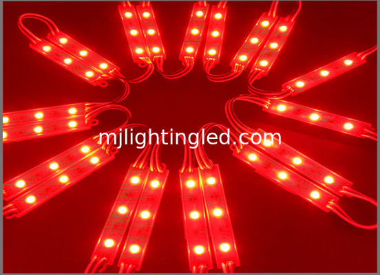 3 LED-Modul 5050, 0.72W 12V, rote Farbe, IP65 für Lettere-luminose