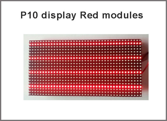 320*160mm rotes geführtes Modul P10 im Freien für die Werbung von P10 führte Nachrichtenanzeigemodul