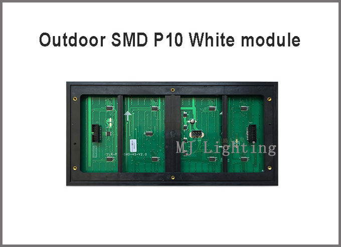 P10-SMD weiße Farbinstrumententafel-Leuchte im Freien für Werbung- im Freienmitteilung