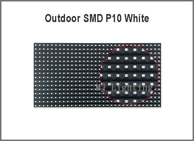 P10-SMD weiße Farbinstrumententafel-Leuchte im Freien für Werbung- im Freienmitteilung